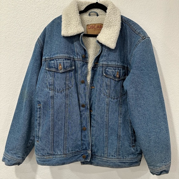 Denim and Sherpa lined trucker Jacket - Picture 8 of 8